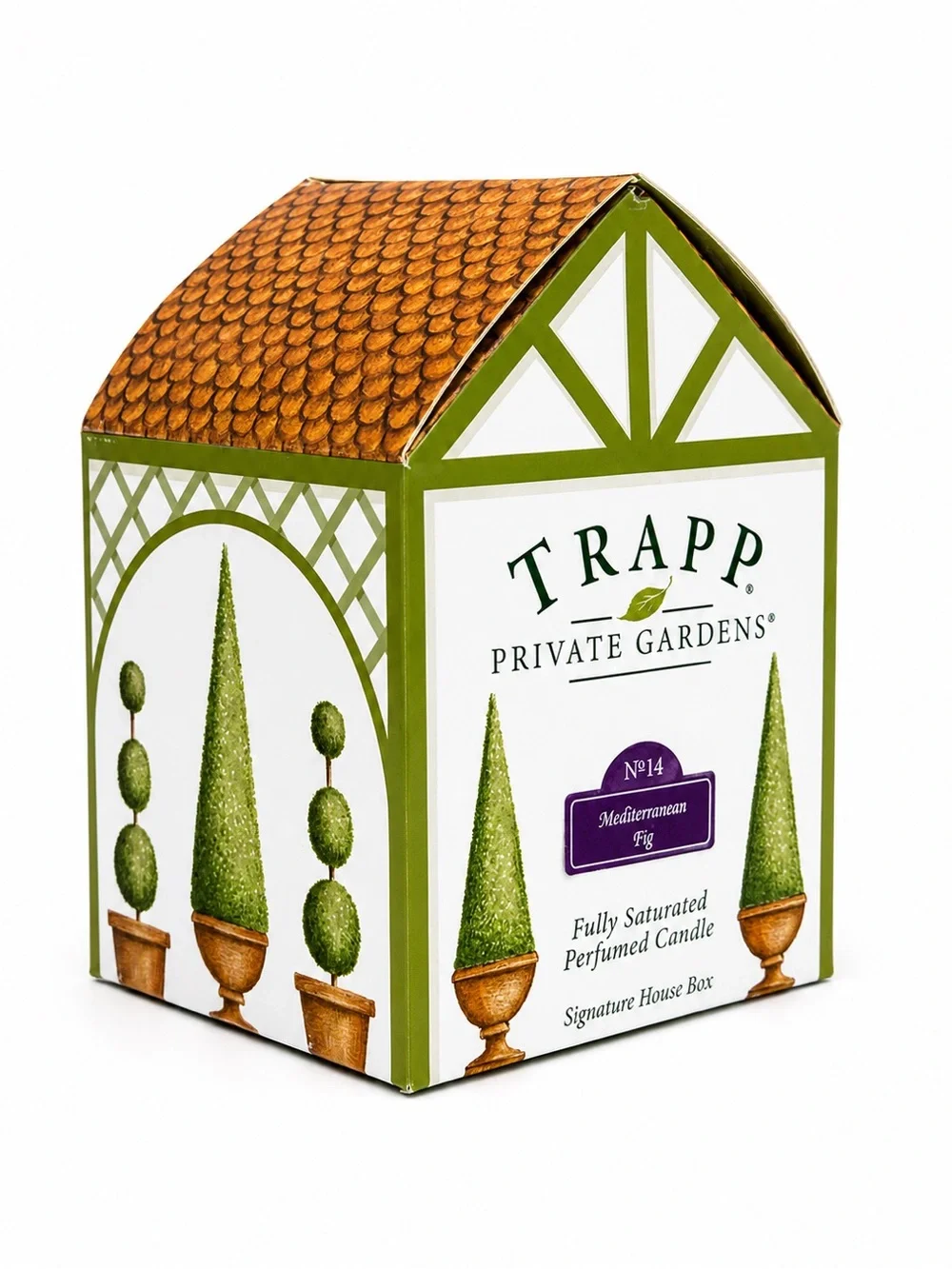 Vintage NIB 1993 Trapp Private Gardens No 14 Mediterranean Fig Scented Candle